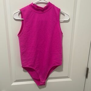 Kids Sleeveless One Piece - Vibrant Pink